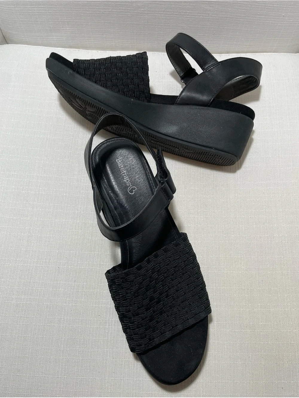 Baretraps Womens Size 9.5M Erker Platform Woven Sandals